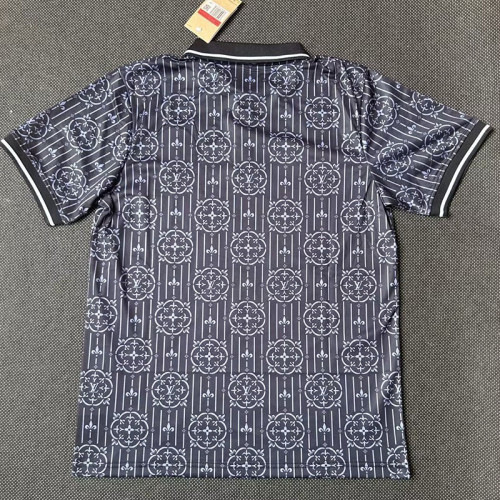 21-23 PSG Grey Black Classic Polo Short Sleeve (印花)