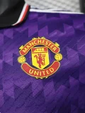 2024-25 Man Utd Purple Special Edition Player Version Training shirts *翻领