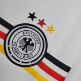 1998 Germany Home White Retro Soccer Jersey