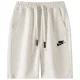2025 NK Light gray Pure Cotton Fabric Casual Short Pants