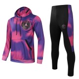 2021 PSG Jordan Pink Hoodie Jacket Tracksuit