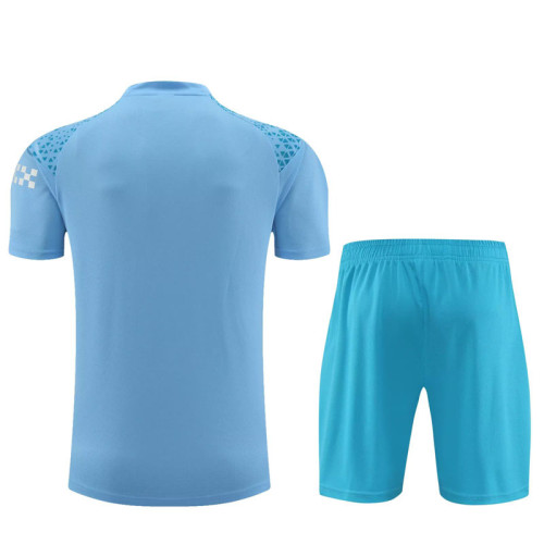 23-24 Man City Sky Blue Training Short Suit