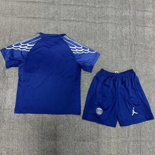 24-25 PSG Fourth Kids Soccer Jersey