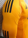 24-25 RMA Away   Long Sleeve Player Version Soccer Jersey (长袖球员)