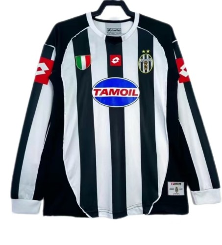 2002-2003 JUV Home Retro Long Sleeve Soccer Jersey (长袖)