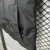 24-25 PSG Jordan Cotton Thickened warm Black Outdoor Jackets #P2加棉冲锋衣