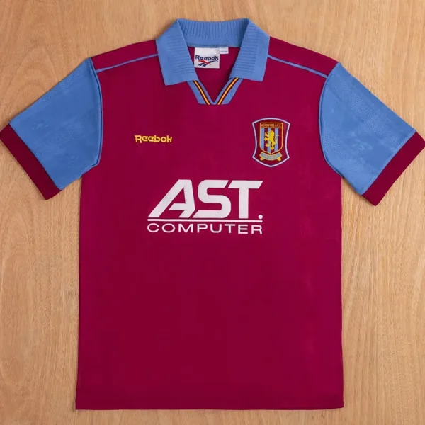 1995-1997 Aston Villa Home Retro Soccer Jersey