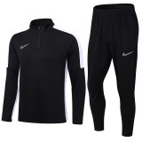 2023 NK Black Half Pull Tracksuit #2311(半拉链)