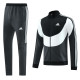 23-24 AD Black Grey Jacket Tracksuit #AJ15