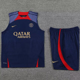 23-24 PSG Royal Blue Tank top and shorts suit