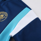 23-24 Man City Royal Blue Jacket Tracksuit #05