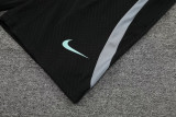 23-24 CHE Cyan Black Tank top and shorts suit