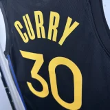 24-25 WARRIORS CURRY #30 Black Top Quality Hot Pressing NBA Jersey (Trapeze Edition)飞人版