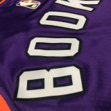22-23 SUNS BOOKER #1 Purple Top Quality Hot Pressing NBA Jersey (Retro Logo)