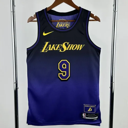 24-25 LAKERS JAMES JR. #9 Royal blue City Edition Top Quality Hot Pressing NBA Jersey