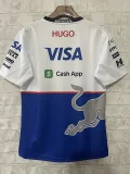 2024 F1 Red Bull Royal White Blue T-Shirts Racing Suit
