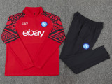 23-24 Napoli Red Half Pull Tracksuit (半拉链)
