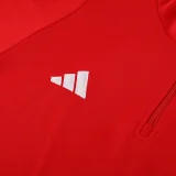 2024 AD Red Half Pull Tracksuit #AB06 (半拉链)