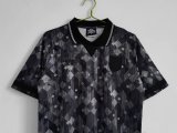 1990 England Black Retro Soccer Jersey