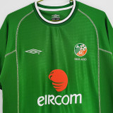 2002 Ireland Home Retro Soccer Jersey