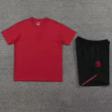 24-25 Bayern Red Training Short Suit (100%Cotton)纯棉
