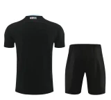 24-25 INT Black Training Short Suit (100%Cotton)纯棉