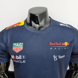 2022 F1 Formula One Red Bull Royal Blue Racing Suit(圆领)