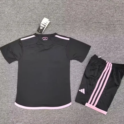 2024 Inter Miami Away Kids Soccer Jersey (爱心广告)
