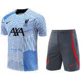 23-24 LIV Blue Training Short Suit