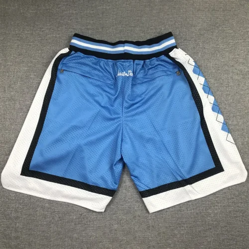 North Carolina Blue City Edition Top Quality NBA Pocket Pants *北卡