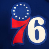 2022 76ERS Player GI Blue Zip hoodie Jacket