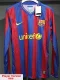 2009-2010 BAR Home Player Version 长袖球员 Long Sleeve Retro Soccer Jersey