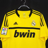 2011-2012 RMA Yellow GoalKeeper Retro Soccer Jersey