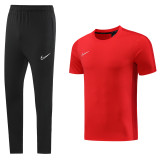 2023 NK ND02 Red Short-sleeved Trouser Suit