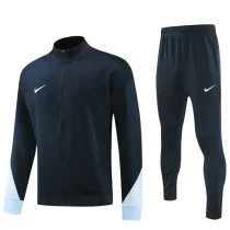 2024 NK Royal blue Jacket Tracksuit #2306(浅蓝袖)