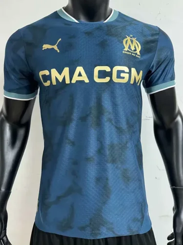 24-25 Marseille Away   Player Version Soccer Jersey (金广告)