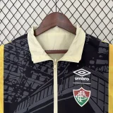 24-25 Fluminense khaki & Black Double Sided Windbreaker (双面风衣)