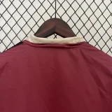 24-25 Belgium Red & Khaki Double Sided Windbreaker (双面风衣)