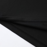 2023 PM Black Short-sleeved Trouser Suit #PD01