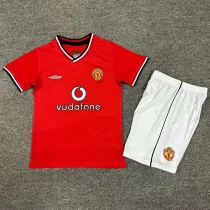 2000-2002 Man Utd Home Kids Retro Soccer Jersey 2000-2002 Man Utd Home Kids Retro Soccer Jersey