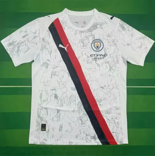 25-26 Man City Away Fans Soccer Jersey
