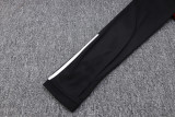 23-24 Sao Paulo Black Half Pull Tracksuit (半拉链) #B654