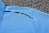 25-26 Man City Lake blue Polo Tracksuit