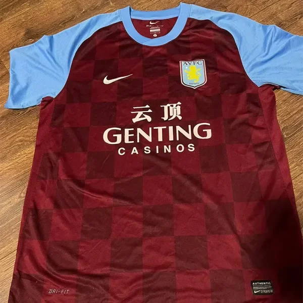 2011-2012 Aston Villa Home Retro Soccer Jersey