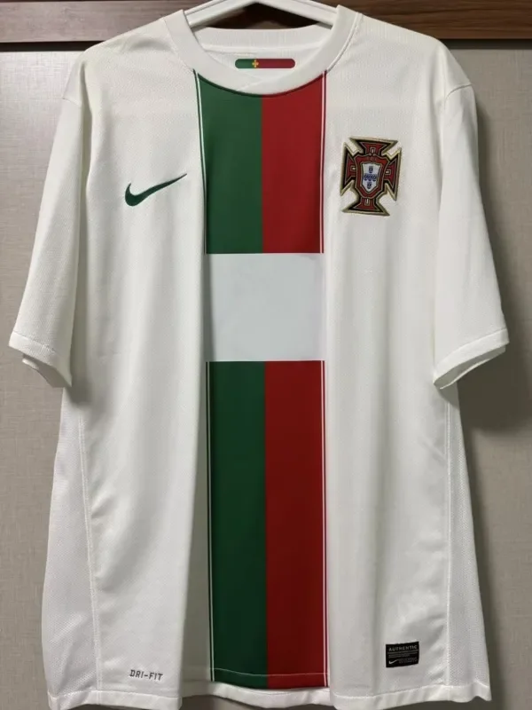 2010 Portugal Away Retro Soccer Jersey