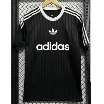 2025 AD Casual Black Fans Training shirts *三叶草 2025 AD Casual Black Fans Training shirts *三叶草