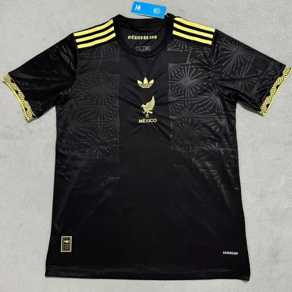 25-26 Mexico Gold Cup Black Fans Soccer jersey *刺绣版