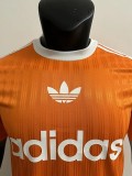 2025 AD Casual Orange Player Version Training shirts *三叶草