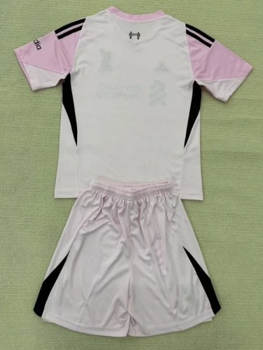 25-26 LIV Pink GoalKeeper Kids Soccer Jersey