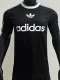 2025 AD Casual Black Player Version Training shirts *三叶草